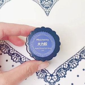 10ml Transparent Super Strong Drill Glue Adhesive Rhinestone Jewelry Nail Art Decoration Point Drill Gel DIY Manicure大力胶