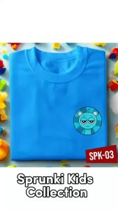 Cartoon Sprunki Incredibox Logo: Fashionable Kids Apparel