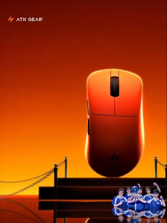 ATK GEAR | Wireless Right-Handed Ergonomic Game E-Sports Mouse