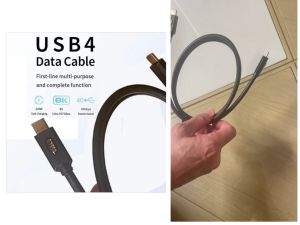240W USB4 Cable 40GBps Data Transmission PD Super Fast Charge 8K 60Hz HD Extension for Thunderbolt 4 Mobile Phone Notebook MAC SSD PD3.1 and QC4.0