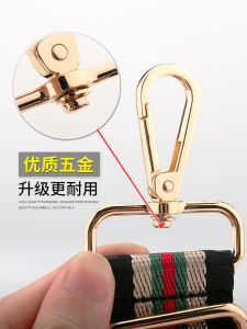 Wider Shoulder Strap Pure Black Nylon Canvas Bag Accessories Single Shoulder Slant Cross Replacement Belt for Men And Women