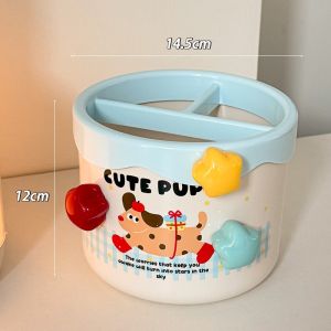 กล่องเก็บแปรงแต่งหน้าความจุขนาดใหญ่ กล่องเก็บเครื่องสำอาง กล่องเก็บของสำหรับใช้ในบ้าน หอพักนักเรียน ช่องแยกส่วน