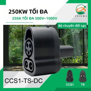 Bộ Chuyển Đổi Sạc Nhanh DC CCS1 Sang Tesla 250kW 500V-1000V Cấp 3 Dành Cho Model 3 Y S X - Bộ Chuyển Đổi Sạc Xe Điện