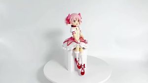 Bandai | 16CM Anime Figure Puella Magi Madoka Magica Kaname Madoka Miki Sayaka Magic Cute Action Model PVC Collection Desktop Gift Toys