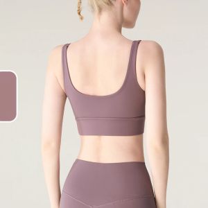 TOP ผู้หญิงยิมผู้หญิงรัดตัวกีฬา Bra Push Up Crop TOP ฟิตเนส Bra Hollow Breathable เซ็กซี่วิ่งกีฬา