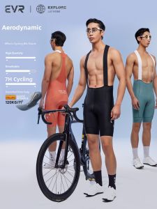 evr | Double Arrow Breathable Cycling Shorts Men Suspender Shorts Spring Summer