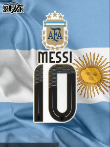 Messi Argentina Football Cup Reflective Sticker Vehicle Rear and Glass