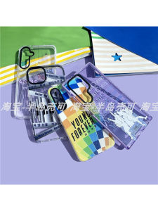 RJINHIT BTS Phone Case for  16Promax 14 15 17Pro 13 12 11 PROOFS24ULTRA S25 Young Forever YTC Colorful Ins Style TPU Protective Cover