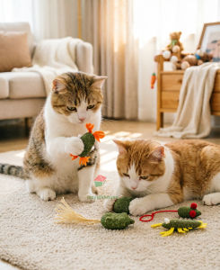 Catnip Cats Grass Chew Toy To Remove Hair Ball Molar Rod Mouse Chicken Feather Edible Cat Toy Tooth Cleaning Pet Cat Accessories