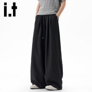 izzue | Street Fashion Loose Corduroy Drawstring Pants