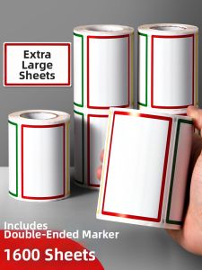 GLUECHEE | Colorful Self-adhesive Marking Labels Waterproof Large