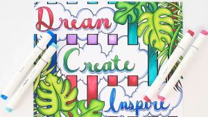 Folio Art ปากกามาร์คเกอร์ Ohuhu เซต Vibrant 216 สี Ohuhu 216+1 Vibrant Colors (Honolulu Series)