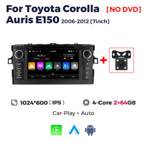 MEKEDE Android OS Car Multimedia Player For Toyota Auris Corolla 2006-2012  7" HD Touch Screen GPS Navigation Carplay Radio