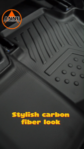 TPE Extended / 5D Black / 5D Carbon Fiber / 5D Diamond Deep Dish Matting for Toyota Raize 2022 - Onwards Model OEM Car Floor Liners / Car Mat / Car Accessories