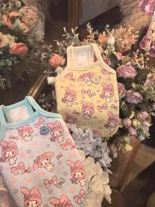 Thickened Fleece Pet Vest Autumn Winter Home Clothes for Teddy Bichon Maltese Yorkie Cats And Dogs Warm Pure Cotton Casual Style