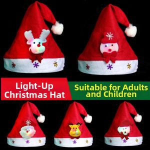 LED Flashing Christmas Hat