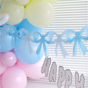 Ballet Butterfly Knot Birthday Princess Party Background Wall Decoration Scene Arrangement Photography Props Trendy Festive Supplies