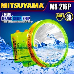 SENTER KEPALA SELAM 80 WATT MITSUYAMA MS-216P - TAHAN LAMA