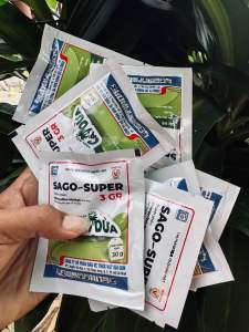 10 gói Sago Super 3GR treo đọt dừa giúp quản lý đuông dừabọ dừa và chuột