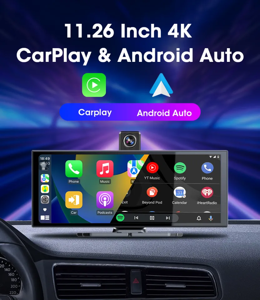 DEVELUCK 11.26インチ 4K CarPlay ディスプレイオーディオ Develuck 10.26/11.26 inch 4K Dashcam CarPlay Android Auto Rearview