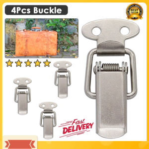 4pcs Duck-Mouth Buckle Stainless Steel Vintage Mini Lock Chest Box Gift Suitcase Case Buckles Toggle Hasp Latch Catch Clamp
