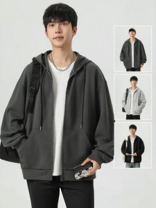 Warrior | Hooded Spring Mens Zipper Jacket