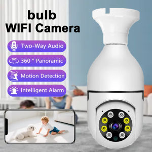 2MP IP Camera WiFi Tuya Smart Home Indoor Bulb Camera Human Detection Wireless Security Protection CCTV Remote Surveillance