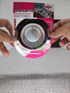 Homeneeds Saringan Wastafel Water Penutup Lubang Saluran Air Stainless Steel LP-149