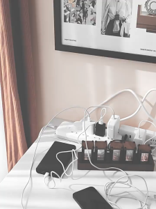 Cable Organizer Cable Storage Management Organizer Box Extension Management Holder for Home Office