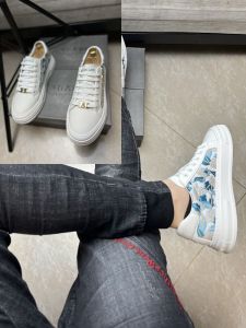 Mens Low-Top Breathable Embroidered Slip-On Sneakers Summer 2025 Fashionable Korean Style Sports Casual Shoes round Toe