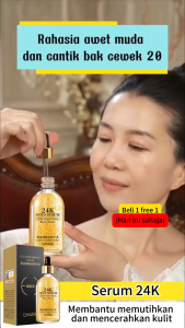 Serum Emas 24K Larutan Niacinamide yang Menghidrasi dan Melembabkan 30ml.. Acid Hitam