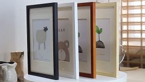 Wooden Picture Frames DIY Art Decorations Photo Frame Advanced Ornaments Gifts Wall Decor for Home Bedroom Living Room Office Cafe Bar