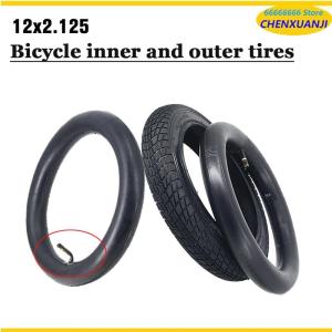 High Quality Inner and Outer Tires 12 Inches 12x2.125 Bicycle Scooter Baby Stroller Tire Inner Tube Outer Tire Replacement Part