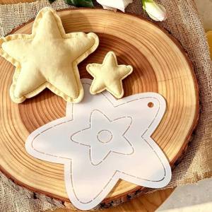 YOMDID 1pc Lovely Fabric Star Sewing Template DIY Five-Pointed Star Pattern Quilting Stencil Patchwork Template