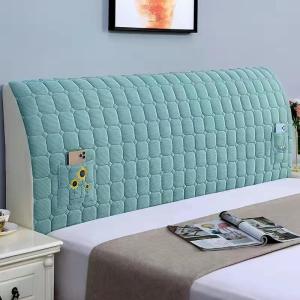 GUANGMANZHI | Corduroy Thick Padded Bed Head Cover Full Package