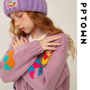 PPTOWN | Stylish Cartoon Knitwear for Girls