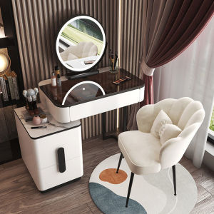 Luxury Modern Minimalist Vanity Table Wooden With Storage