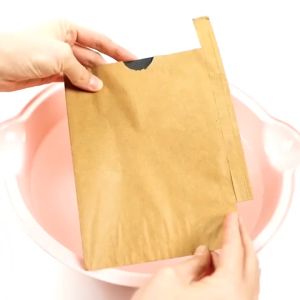 100Pcs Fruit Protection Paper Bag Anti Insect Waterproof Fruit Paper Pouch for Loquat Mango Orange