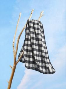 Semir | Womens Plaid Scarf Shawl 2-in-1 Warm Flannel