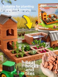 DIY Building Brick Mini House Kit