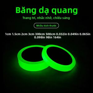 Miếng Dán Huỳnh Quang Phát Sáng Tự Phát Sáng Ban Đêm Màu Đen Cho Cầu Thang Bậc Thang Tự Dính Định Vị Sân Khấu