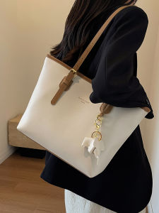 Large Capacity Womens Shoulder Bag 2025 New Style Casual Simple Tote Bag for Commuting And Class Ladies Handbag