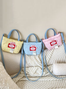 Cute Mini Crossbody Phone Bag Womens Versatile Portable Walking Handbag Polyester Magnetic Buckle Closure Soft Shoulder Bag