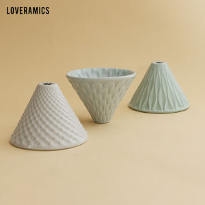 Loveramics Ceramic Coffee Dripper Hand Brewing Filter Cup Nordic Style Fresh Trend Handmade Coffee Making Tools Set of 3