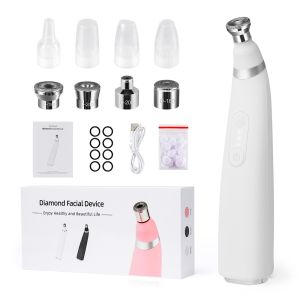 Diamond Microdermabrasion Machine Facial Vacuum Blackhead Removal Skin Toning Anti Aging Home Facial Peeling Beauty Device SPA
