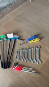 KUNCI T SOK SET PAKET 4 PCS 8/10/12/14 / KONCI SOK T VIPER SETARA TEKIRO T UKURAN 8MM T10MM T12MM T14MM +Kunci Pas Set 8 pcs Double Open End Wrench DIAMOND 6-22 mm +Kunci L Set 9 pcs Hex Set Key + Drei Obeng Magnet Set