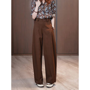 French Design Spring Beige Wide Leg Trousers