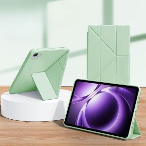 Foldable Support Multi Angles Soft Silicone Stand Case for iPad Air 11 M3 2025 M2 2024 iPad Pro 11 inch 4th 3rd 2nd 1st Gen iPad Air 5th/4th Gen 10.9 inch