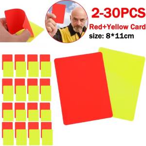 Football Whistle Referee Card Set Referee Penalty Cards Multifunction Referee Warning Cards Lightweight for Competition Game
