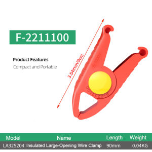 LAOA | LAOA 1000V Insulated Large Opening Wire Clamp Cable Clip Electric Gripper Pliers Electrical Connector Holder Tool
